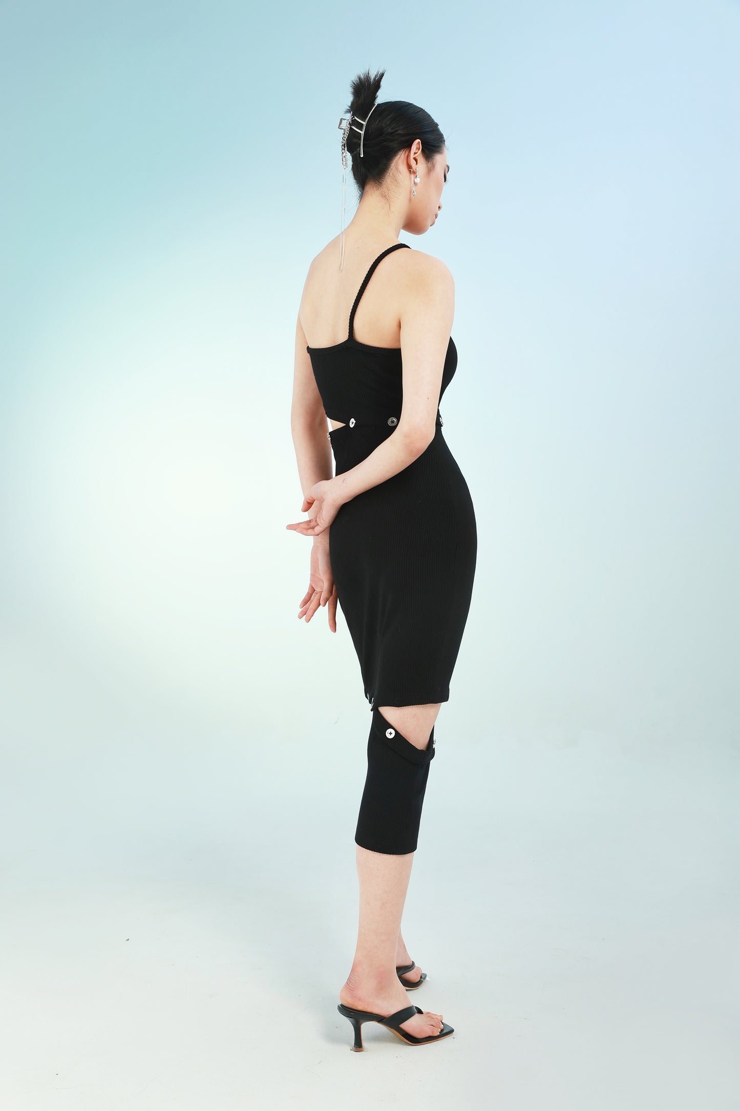 Multiway Button Knit Dress